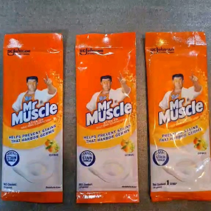 Mr Muscle Toilet Cleaner Prevents Stains and Germs Lavender and Mint Variants 3 Pack