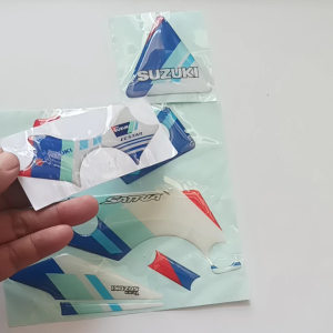 Emblem Timbul Footstep Segitiga Stang Suzuki Satria FU EcStar