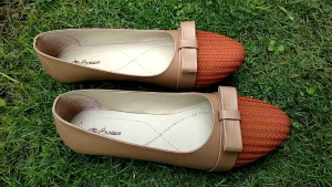 CROWIL 07 - Sepatu Flat Shoes Wanita CR 7 Moca-Tan Size 37-41