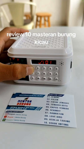 Speaker Masteran mp3 Khusus Burung Murai Suara Jernih Berjeda Plus Air Burung Kicau Batu Air Hutan