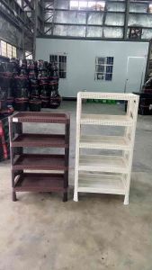 Centrix Rattan Multi-Layered Household Organizer Storage Rack Organizer Rattan Plastic Oraganizer