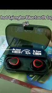 Tại nghe Bluetooth phát nhạc liên tục 4h tự động kết nối chống nước cảm ứng.