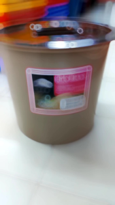 10KG Bekas Beras/ Tong Plastik Beras Bertutup/ Rice Bucket/Rice Container/Rice Dispenser