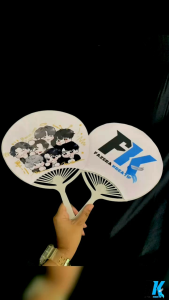 Kipas Kerang CUSTOM GAMBAR 2 SISI BEBAS DENGAN GAMBAR SESUAI KEINGINANMU