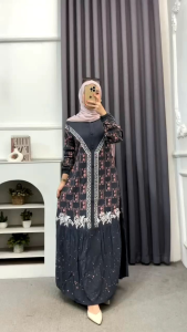 GAMIS TWILL CAP MALAMAN BEST SELLER BY FARUZ BATIK MODEL KLOK TERBARU BISA BAYAR DI TEMPAT RAYON