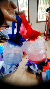 TAS TOPLES KUKER 500 GRAM TOPLES KUKER 2 3 SUSUN TAS HAMERS KOMBINASI KAIN TILE SPONBOND