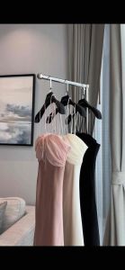 KISSLYNN - Rosé Sheen Dress