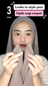 Hijab Segiempat Paris Jaman Dulu Kerudung Segiempat Paris Jadul Red Rose Varisha Shanu Azara