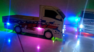 miniatur traga ditdim full lampu