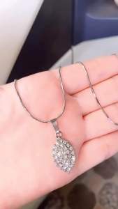 KALUNG TITANIUM SILVER YULIA PERMATA 45CM ANTI LUNTUR