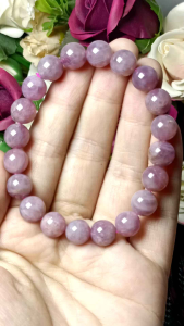High Grade Pink Crystal Madagascar Pink Quartz Bracelet 9mm 精品天然马达加斯加紫马粉粉晶手串 9mm