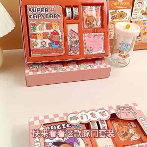 Set Quà Tặng CAPYBARA Đồ Dùng Học Tập (Sổ Tay Sticker Washi Tape Note Bookmark) Cute Sổ Tay Kết Hợp Sticker Và Washi Tape Dụng Cụ Học Tập Thiết Kế Dễ Thương Phụ Kiện Học Tập Đa Năng - Lazada