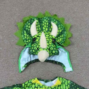 READY STOCK Children  Kids Dinosaur Animal Jumpsuit Costume Story Book Character Movie Character Jurassic Park Triceratops
