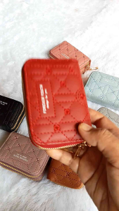 Dompet Kartu Dua Resleting Bordir: Desain Multifungsi & Tahan Lama