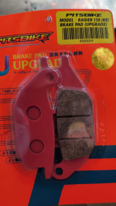 Pitsbike Brake Pad Upgrade for Raider 150 (RR) Model