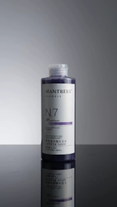 Mantrees N.7 Purple Amino Acid Shampoo for Bleached Hair Neutralizing Brassy Tones and Keeping Cool Hair Color 400ml