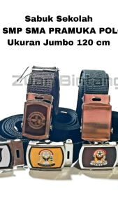 Sabuk Sekolah & Pramuka SD, SMP, SMA Polos 120 cm