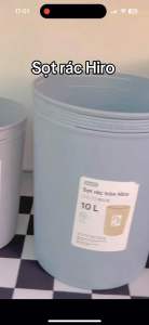 Sọt rác Hiro 5L 10L15L inochi đựng rác giấy văn phòng phòng ngủ .
