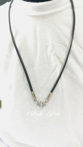 Silicon Rubber Stainless Steel Thai Amulet Necklace Single Ring 3Ring 5Ring胶质佛牌项链单挂3挂5挂