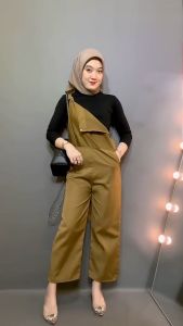Overall Jumpsuit Wanita Baju Kodok Pakaian Kekinian