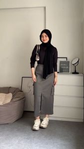 Cargo Skirt Rok Katun Twill