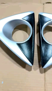 Cover Foglamp Agya Lama Old 2013 2015 2016 Fog Lamp Chrome Model Ganti Hitam Silver