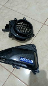 COVER TUTUP KIPAS PILTER BEAT / SCOOPY 2020 - 2025 TUTUP PILTER BEAT SCOOPY CARBON WTP HITAM TUTUP KIPAS SCOOPY NEW CARBON
