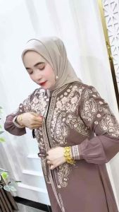 GAMIS MARWA BORDIR~ DRESS DAN OUTER~ Gamis Marwa Arabian Premium/ Gamis Lebaran/ Gamis Kondangan