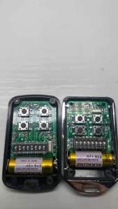 Remote cửa cuốn mã gạt 8 số inox tần số 433mhz sóng xa khoẻ.