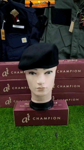 หมวกเบเร่ต์จัดทรง ai หมวกเบเร่ต์จัดทรง ai รุ่น Champion สักหลาด