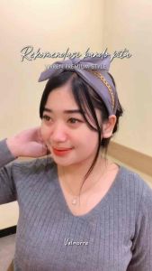 [VELMORRA] Headband Viren Pita Bando Korea Lebar Lentur Bendo Mewah