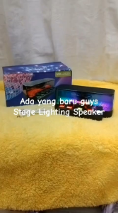 SPEAKER BLUETOOTH STAGE LIGHTING MK-2026 STRONG BASS HIGH QUALITY STEREO WIRELESS