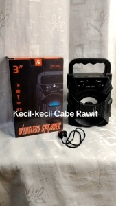 SPEAKER BLUETOOTH KTS1057 LED RGB FM RADIO WIRELESS PORTABLE