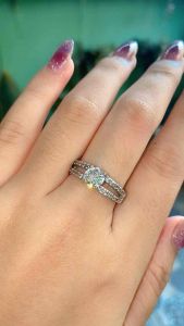 CINCIN TITANIUM NADA PERMATA ANTI LUNTUR FASHION WANITA