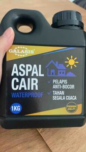 ASPAL CAIR GALASIS 1 KG / Pelapis Anti Bocor Rembes Tahan Air Ori