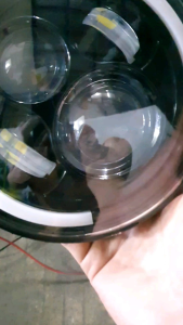 Lampu Projector LED Daymaker Harley 7 inch & Jeep 4 LED Depan Hi Lo Sein