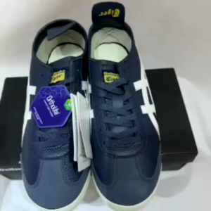 Ontska Tiger Lace Casual Shoes: Navy Blue Trendy Men's Shoes