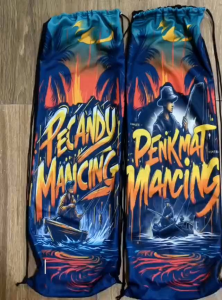 Tas Pancing Printing bahan tebal masuk beserta reel nya