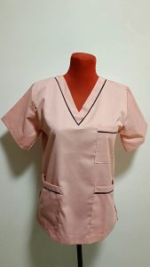 BLOUSE only US Cotton scrub suit w/ breast pocket (3pocket)