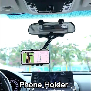 Cara Menggunakan Aksesori Mobil untuk HP: Jepit Kaca Spion Mobil HD59 & Car Holder Reaview Mirror 360°