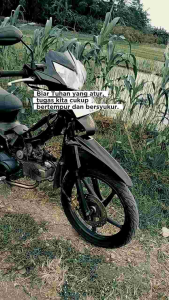 KNALPOT RACING bulat jenong halfblue original fun-tech for  Supra x /Jupiter /Vega/Blade/Revo/Shogun R