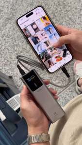 CUKTECH 10 Power Bank | 10000mAh Ultra-fast Charging Speed | Low-current Mode | 9-layer Safety Protection Powerbank | Snickers Bar Height Powerbank | Iphone Powerbank | Fast Charging Powerbank | Android Powerbank