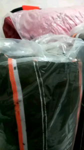 Kain Rib Jaket Warna Polos & Salur Polyester Premium Per Kilogram