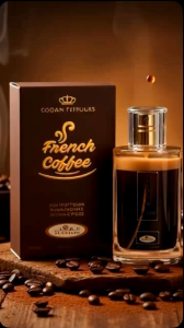 น้ำหอม French Coffee dy Al-Rehab เป็นน้ำหอมแนว กูร์มองด์ (Gourmand) กลิ่นกาแฟผสมความหวาน คาปูชิโน่ที่มีนม หอมติดทนนาน