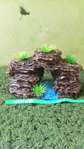 Aquarium Aquascape Ornamen Hiasan Aquarium Tema Goa Pengantin