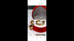Cincin Titanium Premium Antikarat Perhiasan Cincin Couple Pasangan Free Box