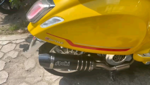 Knalpot custom Polini EVO untuk semua jenis vespa matic ( pnp )