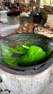 กาละแมร์สามเหลี่ยม ดั้งเดิม ใบเตย ทุเรียน