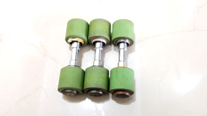 WATERFOM RODA KARET ROLLER RODA PAGAR / RODA ROLLER ASLI BEARING UNTUK REL PAGAR / WATERPOM LAKER RODA KARET