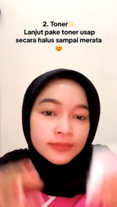 TONER BRIGHTENING ORLIN BEAUTY TONER WHITENING PEMBERSIH MAKE UP DAN KOTORAN DI WAJAH